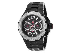 Swiss Legend 14097Sm-Bb-11-Sb Ultrasonic Multi-Function Black Ip Ss, Dial & Case Silver-Tone Bezel Watch Swiss Legend 14097Sm-Bb-11-Sb Ultrasonic Multi-Function Black Ip Ss, Dial & Case Silver-Tone Bezel Watch