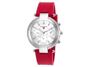 Swiss Legend 16175Sm-02-Rds Madison Diamond Multi-Function Red Silicone White Dial Stainless Steel Watch Swiss Legend 16175Sm-02-Rds Madison Diamond Multi-Function Red Silicone White Dial Stainless Steel Watch