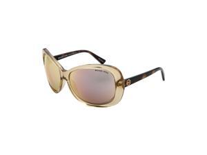 Michael Kors Mk6018-Cl-30514Z Women's Hanalei Bay Butterfly Translucent Champagne Sunglasses Michael Kors Mk6018-Cl-30514Z Women's Hanalei Bay Butterfly Translucent Champagne Sunglasses