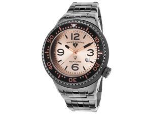 Swiss Legend 21848P-Gm-99 Neptune Force Gunmetal Ip Steel Rose-Tone Dial Watch Swiss Legend 21848P-Gm-99 Neptune Force Gunmetal Ip Steel Rose-Tone Dial Watch
