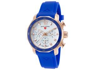 Swiss Legend 16192Sm-Rg-02-Blub Blue Geneve Chrono Blue Silicone Mop Dial Watch Swiss Legend 16192Sm-Rg-02-Blub Blue Geneve Chrono Blue Silicone Mop Dial Watch