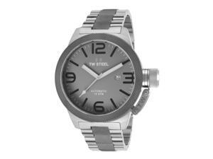 Tw Steel Cb206 Men's Canteen Auto Ss And Titanium Ip Ss Grey Dial Watch Tw Steel Cb206 Men's Canteen Auto Ss And Titanium Ip Ss Grey Dial Watch