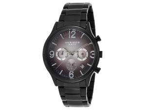 Akribos Xxiv Ak607blk Men's Ultimate Chrono Black Ip Ss Grey Gradient Dial Black Ip Ss Watch Akribos Xxiv Ak607blk Men's Ultimate Chrono Black Ip Ss Grey Gradient Dial Black Ip Ss Watch