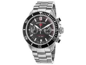 Swiss Legend 13857Sm-11 Oceanaire Chronograph Stainless Steel Black Dial Stainless Steel Watch Swiss Legend 13857Sm-11 Oceanaire Chronograph Stainless Steel Black Dial Stainless Steel Watch