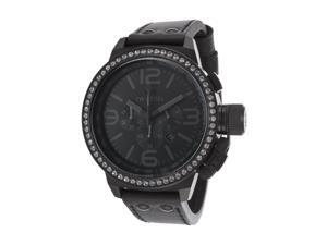 Tw Steel Tw913 Women's Canteen Chrono Black Genuine Leather And Dial Watch Tw Steel Tw913 Women's Canteen Chrono Black Genuine Leather And Dial Watch
