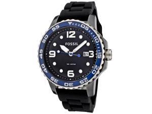 Fossil Ceramic Silicone Black Dial Men's watch #CE5004 Fossil Ceramic Silicone Black Dial Men's watch #CE5004