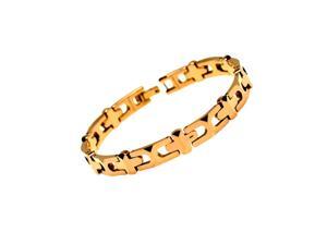8" Tungsten Carbide PVD Plated with Gold Tennis Bracelet 8" Tungsten Carbide PVD Plated with Gold Tennis Bracelet