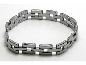 Men's / Women's 8" x 7/16" Tungsten Carbide Bracelet, nice open design Men's / Women's 8" x 7/16" Tungsten Carbide Bracelet, nice open design