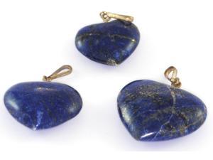 Heart Pendant Carved out of Lapis Lazuli Heart Pendant Carved out of Lapis Lazuli