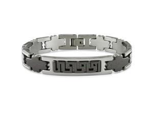 8.5” Stainless steel Bracelet with black plating 8.5” Stainless steel Bracelet with black plating