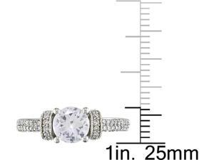 10k Gold Sapphire and .47ct TDW Engagement Ring 10k Gold Sapphire and .47ct TDW Engagement Ring