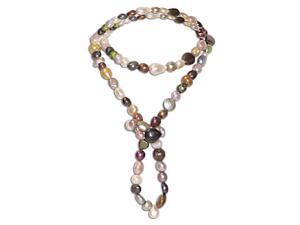 36 '' Multi-Color, Multi-Size & Multi-Shape FW Pearl Endless Necklace (8-11mm) 36 '' Multi-Color, Multi-Size & Multi-Shape FW Pearl Endless Necklace (8-11mm)