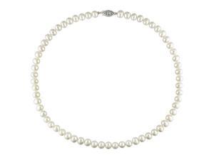 18" 6-6.5mm Freshwater Pearl Necklace 18" 6-6.5mm Freshwater Pearl Necklace