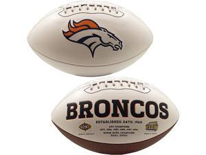 Creative Sports FB-BRONCOS-Signature Denver Broncos Embroidered Logo Signature Series Football Creative Sports FB-BRONCOS-Signature Denver Broncos Embroidered Logo Signature Series Football