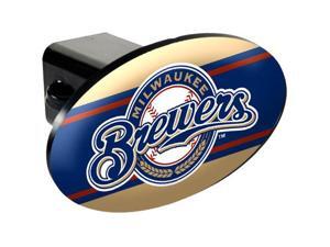 Great American Products GAP-HCC2115 Milwaukee Brewers MLB Trailer Hitch Cover Great American Products GAP-HCC2115 Milwaukee Brewers MLB Trailer Hitch Cover
