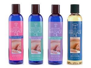 Master Massage 30575 Aromatherapy Massage Oil- 4 pack Variety of 8 oz bottles Master Massage 30575 Aromatherapy Massage Oil- 4 pack Variety of 8 oz bottles