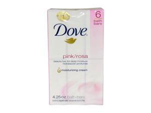 Dove W-BB-1729 Pink-Rosa Beauty Bars by Dove for Women - 6 x 4.25 oz Soap Dove W-BB-1729 Pink-Rosa Beauty Bars by Dove for Women - 6 x 4.25 oz Soap
