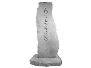 Kay Berry 30710 Carved Address Totem Kay Berry 30710 Carved Address Totem