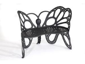 Flower House FHBFB06 Butterfly Bench - Black Flower House FHBFB06 Butterfly Bench - Black
