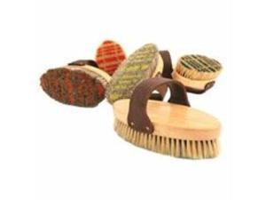 Desert Equestrian 020181 Assorted Plaid Legends Horsehair Body Brush - Pack of 12 Desert Equestrian 020181 Assorted Plaid Legends Horsehair Body Brush - Pack of 12