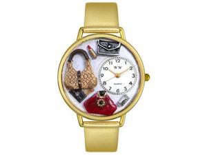 Purse Lover Gold Leather And Goldtone Watch #G1010021 Purse Lover Gold Leather And Goldtone Watch #G1010021