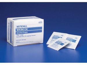 Complete Medical KE6818 Webcol Alcohol Prep pads - Medium Complete Medical KE6818 Webcol Alcohol Prep pads - Medium