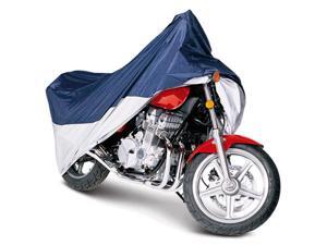 Classic Accessories 65-006-043501-00 Touring Motorcycle Cover - Blue And Silver Classic Accessories 65-006-043501-00 Touring Motorcycle Cover - Blue And Silver