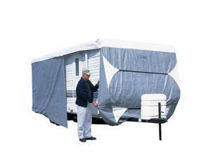 Classic Accessories 73163 PolyPro III Deluxe Travel Trailer Cover - Grey - Model 1 Classic Accessories 73163 PolyPro III Deluxe Travel Trailer Cover - Grey - Model 1