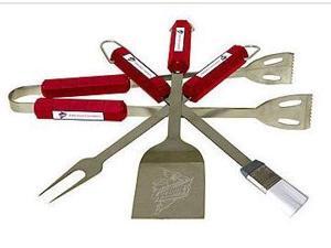 Bsi Products 61122 4 Pc Bbq Set - Iowa State Cyclones Bsi Products 61122 4 Pc Bbq Set - Iowa State Cyclones