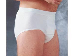 Complete Medical BH00L HealthDri Mens Heavy Cotton Brief - Large Complete Medical BH00L HealthDri Mens Heavy Cotton Brief - Large