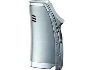 Visol VLR400502 Bolt Satin Silver Torch Flame Lighter Visol VLR400502 Bolt Satin Silver Torch Flame Lighter