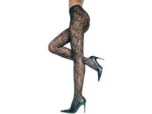 Music Legs - Sky Hosiery Inc 5026ML Womans Floral Lace Pantyhose Music Legs - Sky Hosiery Inc 5026ML Womans Floral Lace Pantyhose