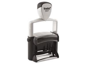 US Stamp T5117 trodat Professional 12-Message Stamp Dater Self-Inking Black US Stamp T5117 trodat Professional 12-Message Stamp Dater Self-Inking Black