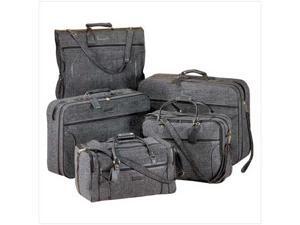 SWM 21943 5Pc Gray Travel Bags Luxurious Vacation Luggage Set SWM 21943 5Pc Gray Travel Bags Luxurious Vacation Luggage Set
