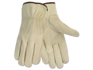 Crews 3215M Economy Leather Driver Gloves, Medium, Cream Crews 3215M Economy Leather Driver Gloves, Medium, Cream