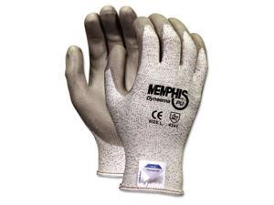 Crews 9672XL Memphis Dyneema Polyurethane Gloves, Extra Large, White/Gray Crews 9672XL Memphis Dyneema Polyurethane Gloves, Extra Large, White/Gray