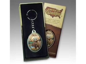 American Expediton KCHN-105 Bull Moose Wildlife Keychain American Expediton KCHN-105 Bull Moose Wildlife Keychain