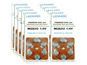 Lenmar Hza312-60 Za312 Premium Zinc Air Hearing Aid Batteries- 60 Pk Lenmar Hza312-60 Za312 Premium Zinc Air Hearing Aid Batteries- 60 Pk