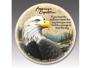 American Expediton CTST-103 Bald Eagle Stone Coaster Set American Expediton CTST-103 Bald Eagle Stone Coaster Set