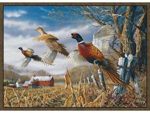 Custom Printed Rugs PHEASANTS Pheasants Wildlife Rug Custom Printed Rugs PHEASANTS Pheasants Wildlife Rug