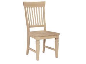 International Concepts C-11P Tall java chair- Unfinished International Concepts C-11P Tall java chair- Unfinished