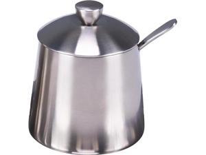 Frieling 0146 Sugar Bowl with Spoon Brushed Finish 10 oz. Frieling 0146 Sugar Bowl with Spoon Brushed Finish 10 oz.