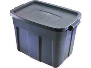 Rubbermaid 14 Gallon Roughneck Storage Box FG2212CPDIM - Pack of 12 Rubbermaid 14 Gallon Roughneck Storage Box FG2212CPDIM - Pack of 12