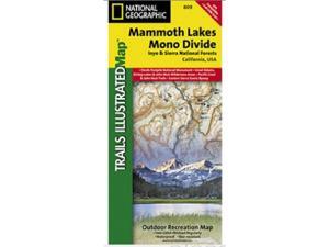 National Geographic TI00000809 Map Of Mammoth Lakes-Mono Divide - California National Geographic TI00000809 Map Of Mammoth Lakes-Mono Divide - California