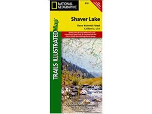 National Geographic TI00000810 Map Of Shaver Lake-Sierra National Forest - California National Geographic TI00000810 Map Of Shaver Lake-Sierra National Forest - California
