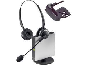 Jabra 9129-808-215 Wireless Flexboom Duo Headset With Noise Canceling Microphone Jabra 9129-808-215 Wireless Flexboom Duo Headset With Noise Canceling Microphone
