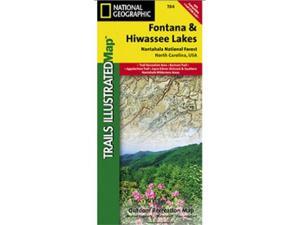 National Geographic TI00000784 Map Of Fontana And Hiwasee Lakes - North Carolina National Geographic TI00000784 Map Of Fontana And Hiwasee Lakes - North Carolina