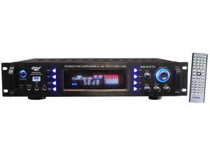 PylePro P3201ATU 3000 Watts Hybrid Pre Amplifier with AM-FM Tuner- USB PylePro P3201ATU 3000 Watts Hybrid Pre Amplifier with AM-FM Tuner- USB