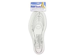 Bulk Buys HR111-48 Memory Foam Shoe Insoles in a Poly Bag - Pack of 48 Bulk Buys HR111-48 Memory Foam Shoe Insoles in a Poly Bag - Pack of 48