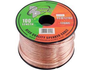 Pyramid RSW12100 12 Gauge 100 ft. Spool of High Quality Speaker Zip Wire Pyramid RSW12100 12 Gauge 100 ft. Spool of High Quality Speaker Zip Wire